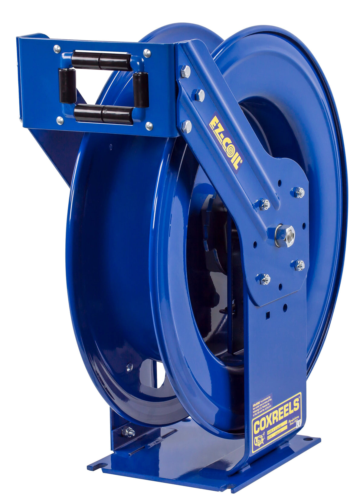 EZ-TSHL-3100 by Coxreels | EZ-T Series | 300 PSI EZ-Coil Safety Spring Driven Hose Reel for Air, Water & Oil | 3/8" Hose ID, 3/8" FNPT Inlet | Steel | 100ft Capacity, Hose Not Included