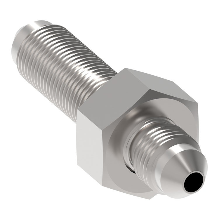 FBM2943 (FCM2943) Eaton Aeroquip® -04 Male AN S.A.E. 37° Male Flare x 10mmx1" Metric Flare Adapter - Steel (Pack of 2)