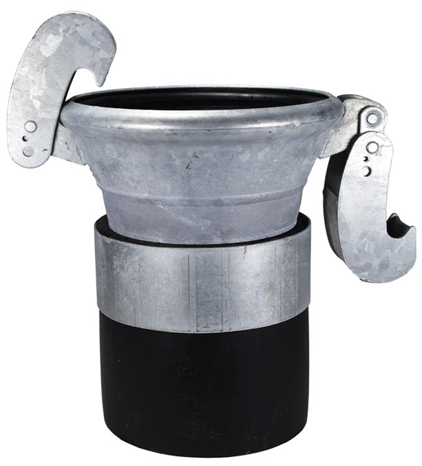 FC21212-PC by by Dixon Valve | Bauer Quick Connect Fitting (Type A) | 12" Size | Female with Polyethylene Crimp | Galvanized Steel
