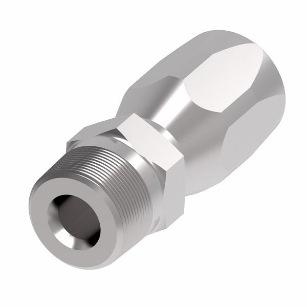 FC5131-1212S Aeroquip by Danfoss | 2 Wire Hi-Pac Male Pipe Reusable Hose Fitting for Braided Hydraulic Hose | FC Series | -12 Male Pipe x -12 Reusable Hose End | Steel