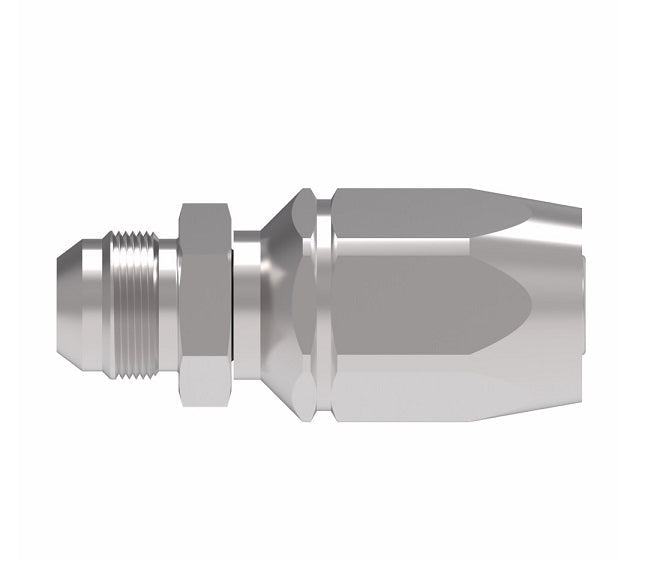 FC5986-1008S Aeroquip by Danfoss | Male 37° JIC Flare 100R2 TTC Reusable Hose Fitting | FC Series | -10 Male 37° JIC Flare x -08 Reusable Hose End | Steel