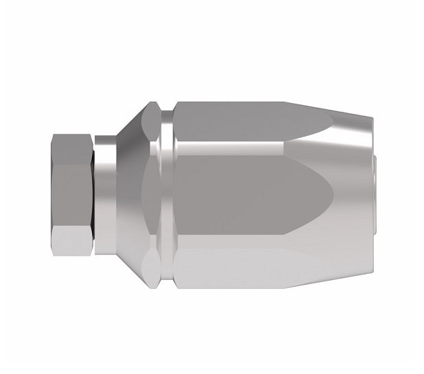 FC5989-0404S Aeroquip by Danfoss | Lifesaver 100R2 TTC Reusable Hose Fitting | FC Series | -04 Braze x -04 Reusable Hose End | Steel