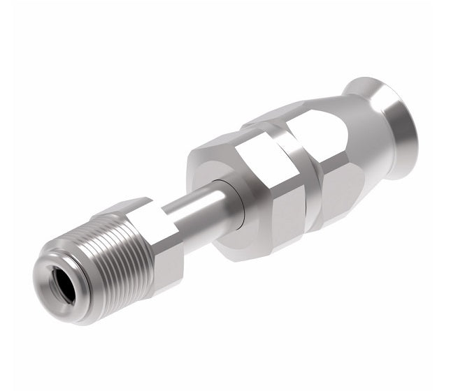 FC9062-1212S Aeroquip by Danfoss | Male SAE Inverted Flare Super Gem PTFE Reusable Hose Fitting | FC Series | -12 Male SAE Inverted Flare x -12 Reusable Hose End | Steel