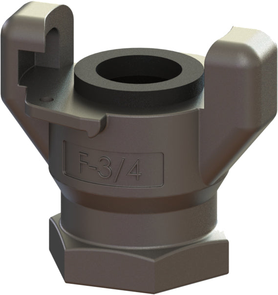 FE-50 by Campbell Fittings | Import Universal Coupling | 1/2" Female NPT Thread | Straight | Ductile Iron | Pack of 25