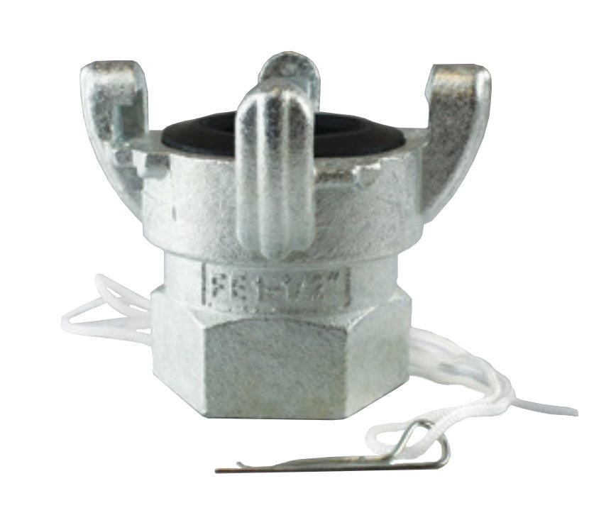 FE150 by Jason Industrial | Universal Air Coupling | 4-Lug Chicago x Female NPT | Fits 1-1/4" Hose End Size | Iron
