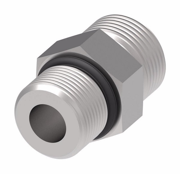 FF1852T0403S Aeroquip by Danfoss | ORS/SAE O-Ring Boss Adapter | -04 Male O-Ring Face Seal x -03 Male SAE O-Ring Boss | Steel