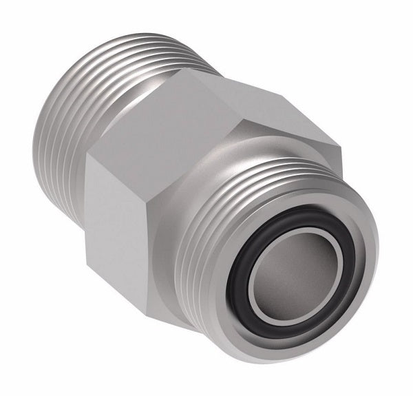 FF2000T2020S Aeroquip by Danfoss | ORS/ORS Adapter | -20 Male O-Ring Face Seal x -20 Male O-Ring Face Seal | Steel