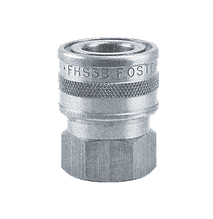 FHS4 by ZSi-Foster | Quick Disconnect | FH Series | Straight-Thru Socket | 1/2" FPT | Steel