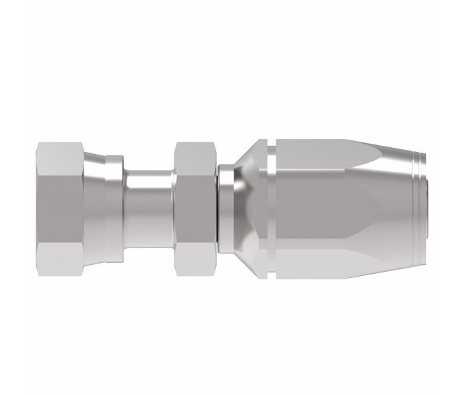 FJ7344-0808S Aeroquip by Danfoss | Female ORS Swivel 100R2 TTC Reusable Hose Fitting | FJ Series | -08 Female O-Ring Face Seal Swivel x -08 Reusable Hose End | Steel