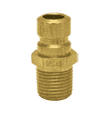 FP253 by ZSi-Foster | Quick Disconnect | FJT Series | 1/4" Plug | 3/8" MPT | Brass