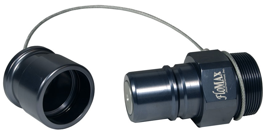 FRA-C by Dixon Valve | FloMAX Diesel Fueling System | One-Piece Diesel Fuel Receiver | with Cap | 2" Male NPT | Anodized Aluminum