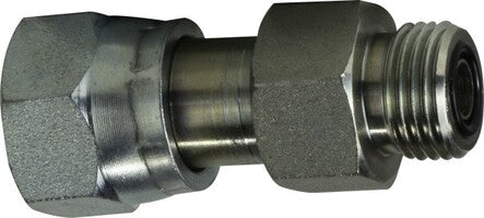FSO240664 by Midland | Hydraulic Female ORFS to Male ORFS Reducer | 11/16-16 Female O-Ring Face Seal x 9/16-18 Male O-Ring Face Seal | Steel