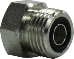 FSO240812 by Midland | Hydraulic Plug | 3/4" Tube OD x 1-3/8-12 Male O-Ring Face Seal | Steel