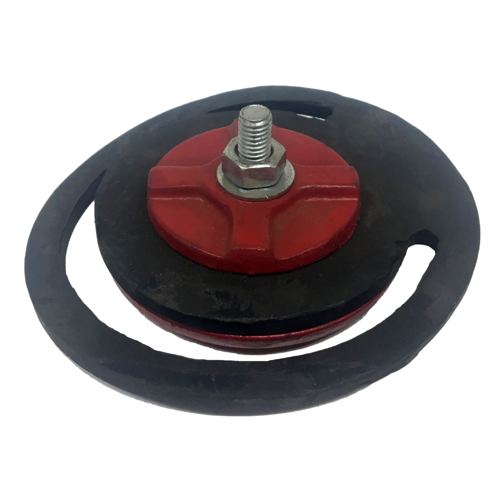 89100402 (FV400) by PT-Coupling | 4" Flapper Valve (Painted) for Pump Foot Valves