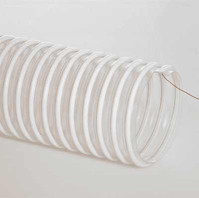 7-Flex-Tube-FlexStat-CR-50 by Flexaust | #3644070050 | Flex-Tube FlexStat CR | Fume, Dust, and Material Handling Duct Hose | 7 inch | 50ft
