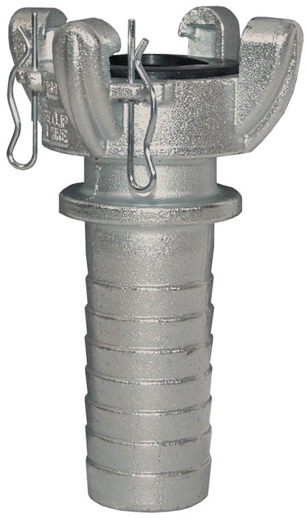 GAM21 Global Air King® by Dixon Valve | Pneumatic Fitting | 4-Lug Hose End | Chicago Style x 1-1/2" Hose ID | Plated Steel