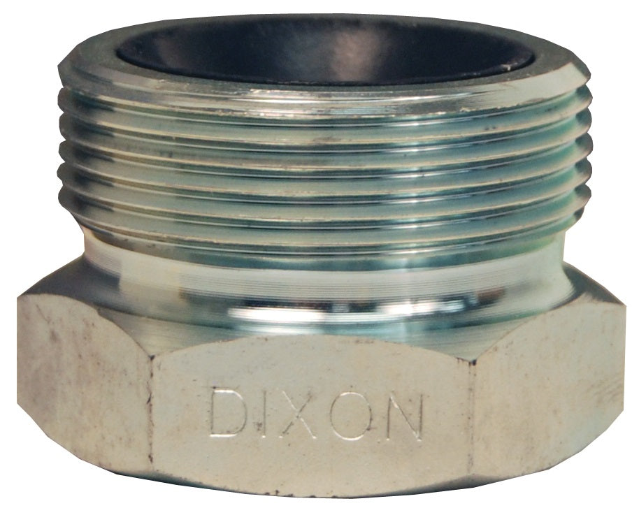 GB3 by Dixon Valve | Boss® Ground Joint | Female Spud | 1/2" Female NPT x Wing Nut Thread | Plated Steel