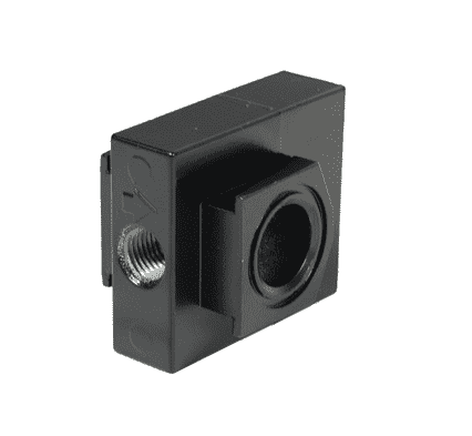 GPA-95-919 Dixon Valve Wilkerson Filter, Regulator, and Lubricator Modular Block - Manifold Block, Three 1/4" NPT Auxiliary Ports - used on F16, M16, F26, M26, L16, L26, R16, R26