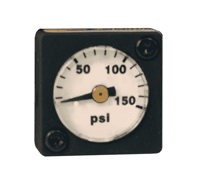 GRP-96-719 Dixon Valve Wilkerson Regulator Accessories - 0-160 PSI Replacement Flush Mount Gauge - used on R08