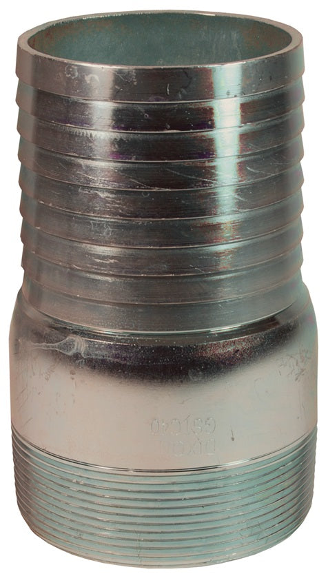 GSTC40 by Dixon Valve | Global King Combination Nipple | 4" Male NPT x 4" Hose ID | Plated Steel