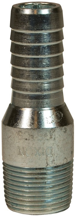 GSTC15 by Dixon Valve | Global King Combination Nipple | 1-1/4" Male NPT x 1-1/4" Hose ID | Plated Steel