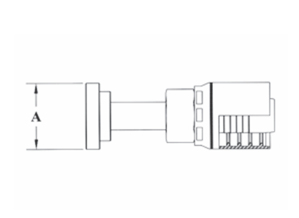 GW47-24x24 by Couplamatic | GW Series Coupling | 1-1/2" Hose ID x 1-1/2" Split Flange Size | Code 61 | Straight | Trivalent Zinc Plating