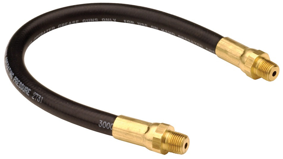 GWH1200 by Dixon Valve | Grease Whip Hose Assembly | 1/8" Male NPT Brass Fittings | 12" Length