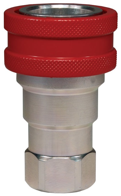 6HF6-BOP by Dixon Valve | Hydraulic Quick Disconnect Coupling | H-BOP-Series | 3/4" Female NPTF x 3/4" Body Size | ISO-B Blowout Preventer Safety Socket | FKM Seal | Steel