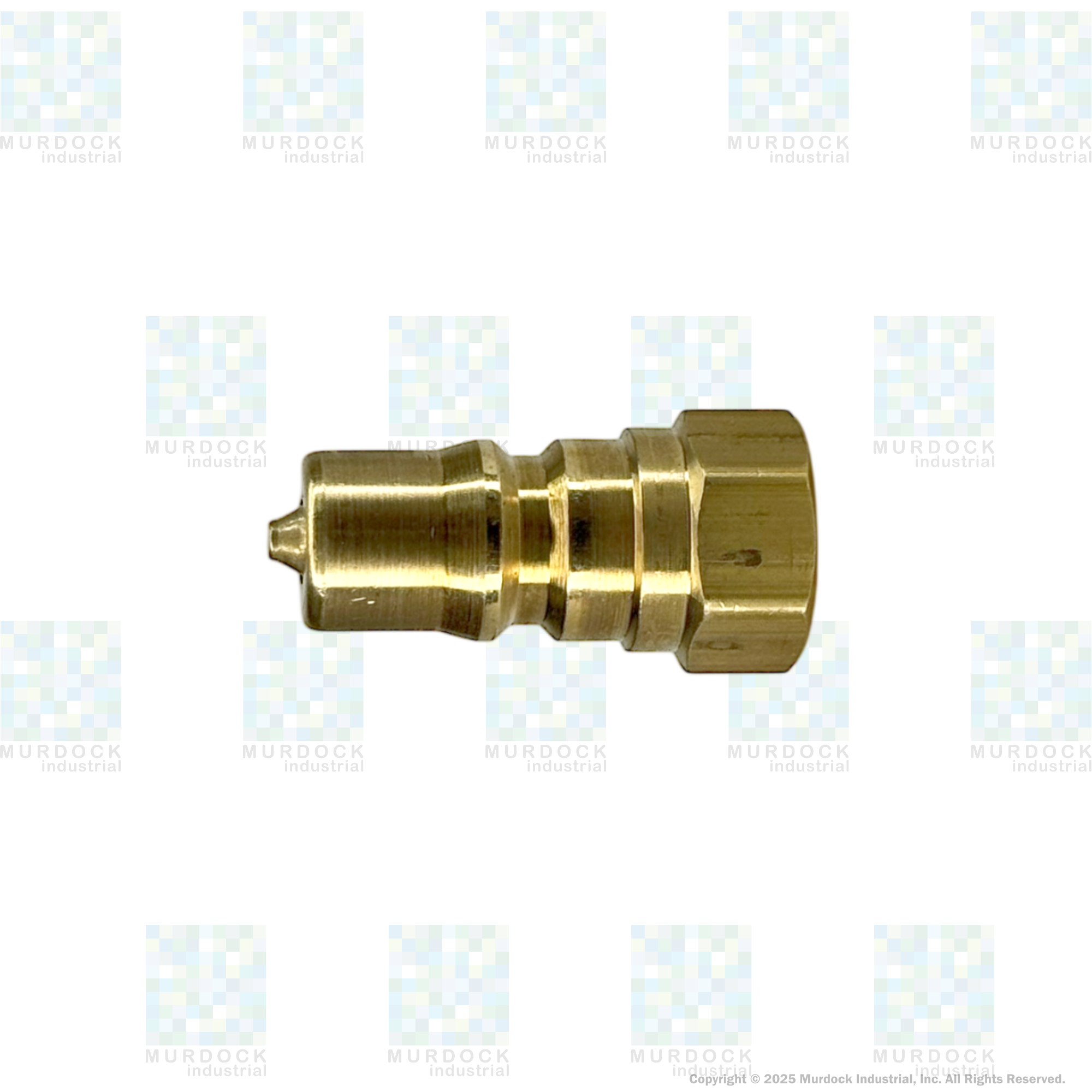 H1F1-B by Dixon Valve | Hydraulic Quick Disconnect Coupling | H-Series | 1/8" Female NPTF x 1/8" ISO-B Interchange | Plug | Brass