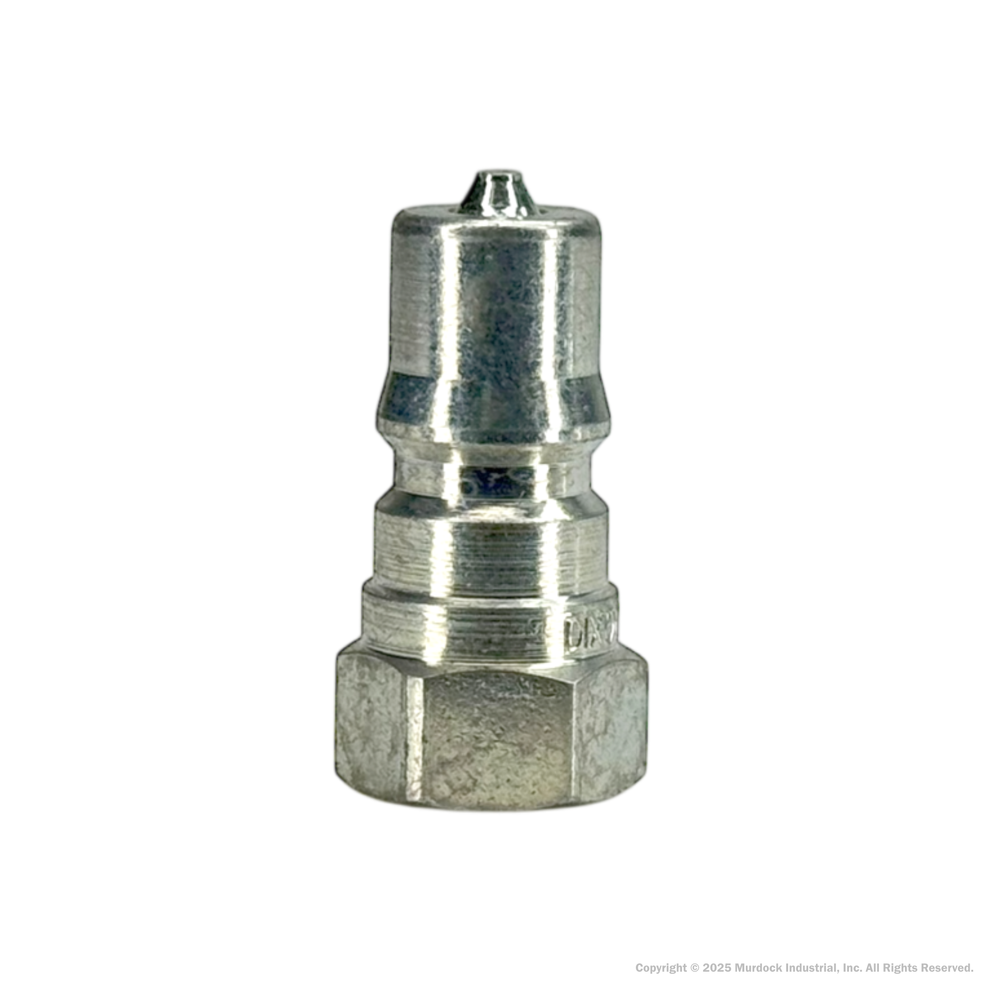 H1F1 by Dixon Valve | Hydraulic Quick Disconnect Coupling | H-Series | 1/8" Female NPTF x 1/8" ISO-B Interchange | Plug | Steel