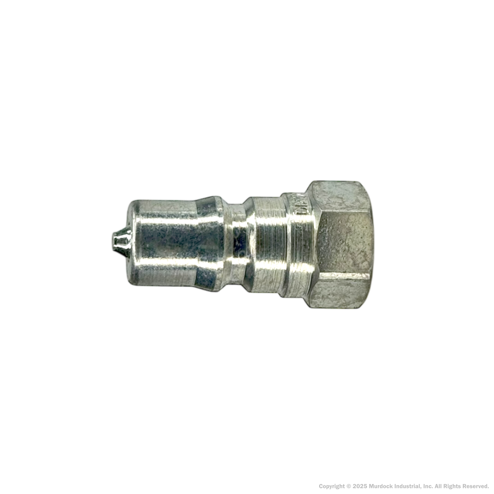 H2F2 by Dixon Valve | Hydraulic Quick Disconnect Coupling | H-Series | 1/4" Female NPTF x 1/4" ISO-B Interchange | Plug | Steel