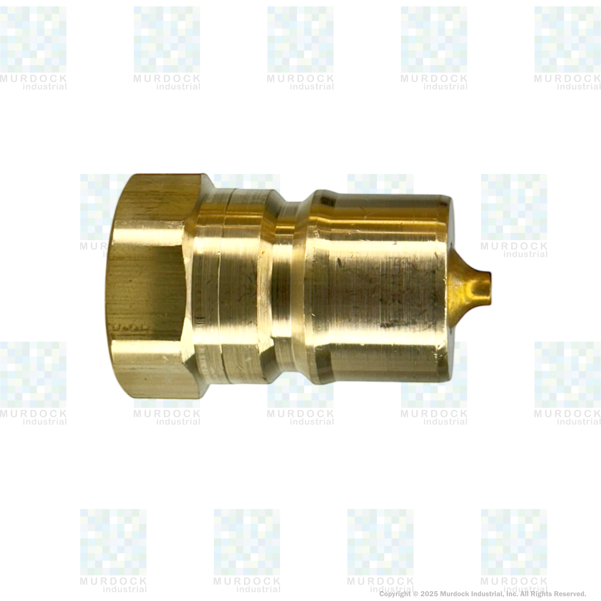 H4F4-B by Dixon Valve | Hydraulic Quick Disconnect Coupling | H-Series | 1/2" Female NPTF x 1/2" ISO-B Interchange | Plug | Brass