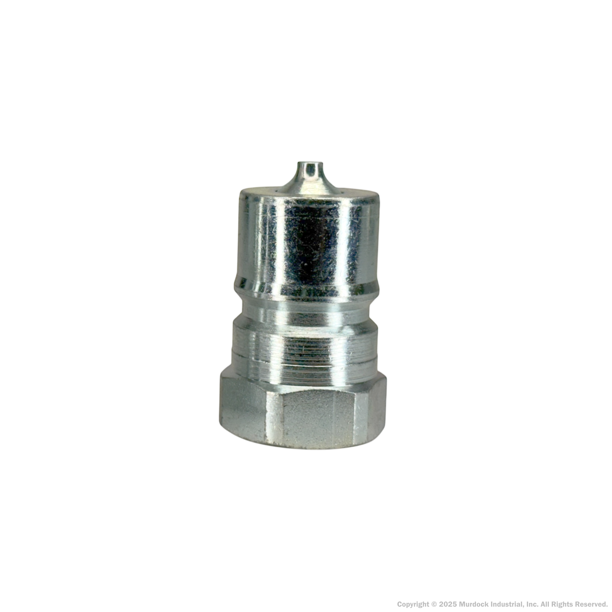 H4F4 by Dixon Valve | Hydraulic Quick Disconnect Coupling | H-Series | 1/2" Female NPTF x 1/2" ISO-B Interchange | Plug | Steel