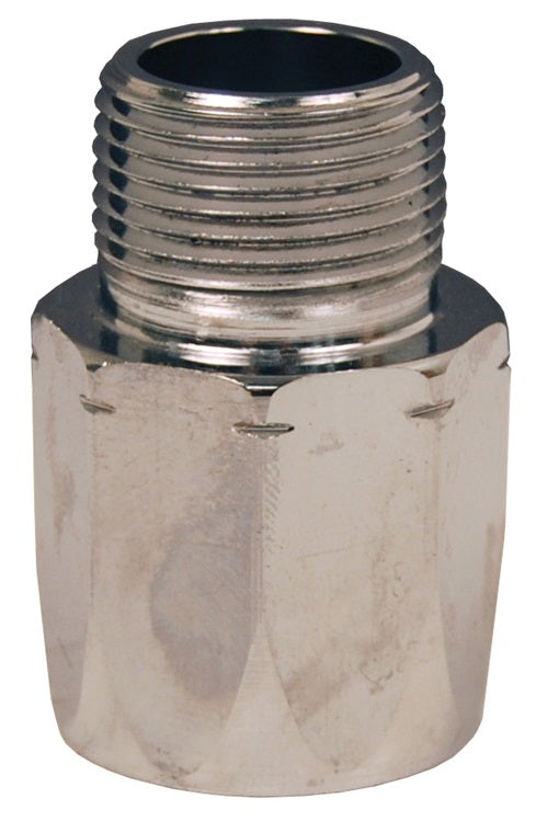 H5771 by Dixon Valve | Holedall® Pump Hose Coupling | 1" Hose ID | 1" Male NPT | 1-25/64" Hose OD | Chrome Plated Brass