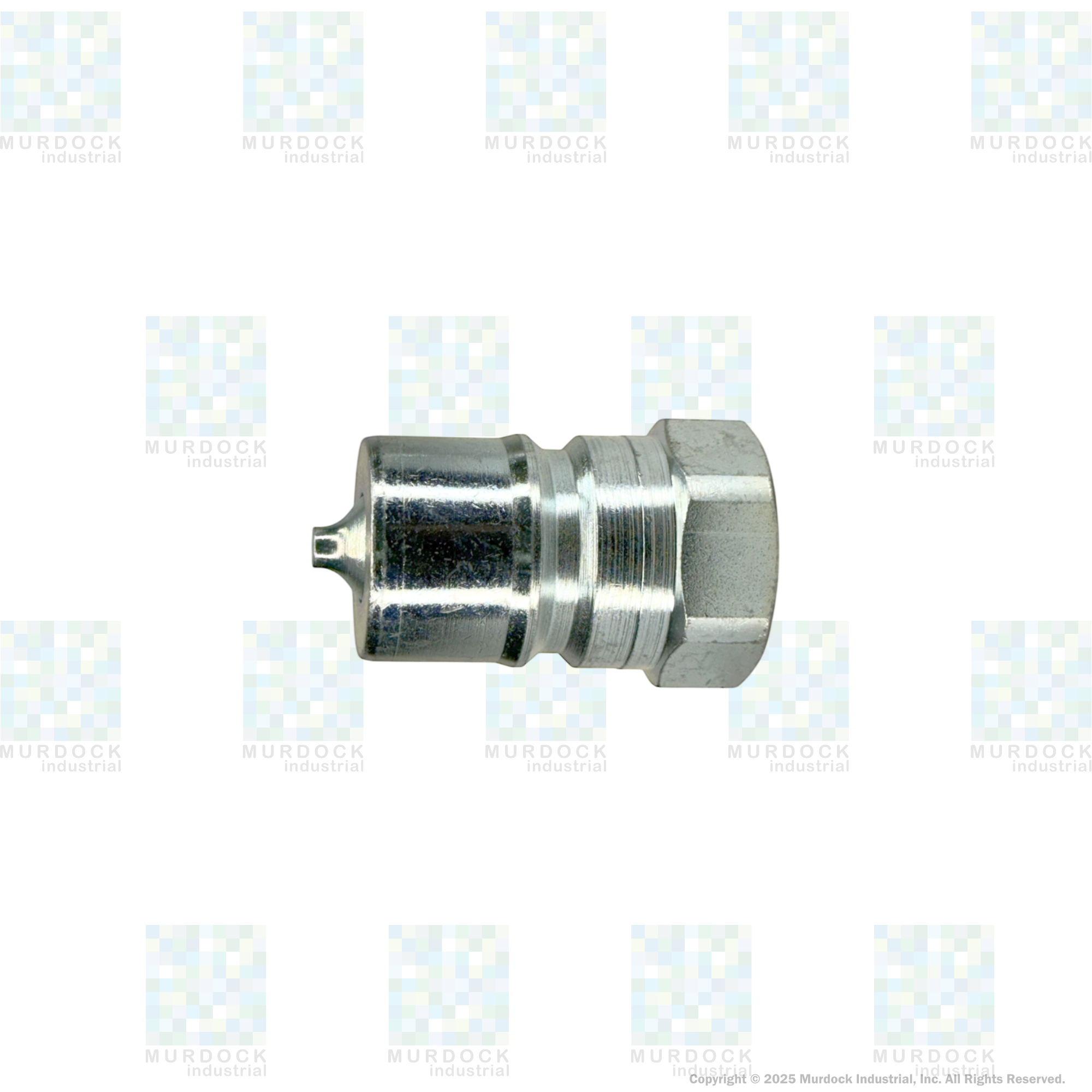 H6F6 by Dixon Valve | Hydraulic Quick Disconnect Coupling | H-Series | 3/4" Female NPTF x 3/4" ISO-B Interchange | Plug | Steel