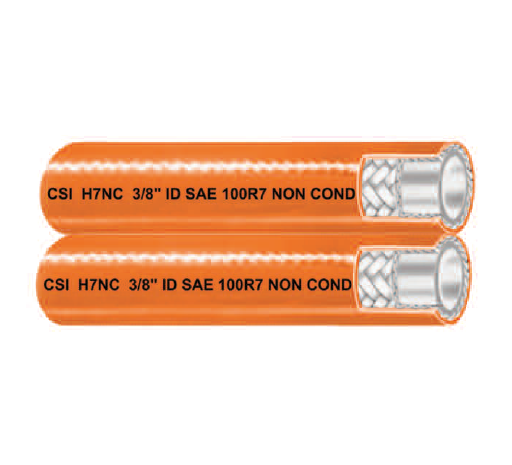3/8" H7TLNC by Couplamatic | Twin Line Non-Conductive | Thermoplastic Hydraulic Hose | Polyester Braid | SAE 100R7 | 3/8" ID | 250ft