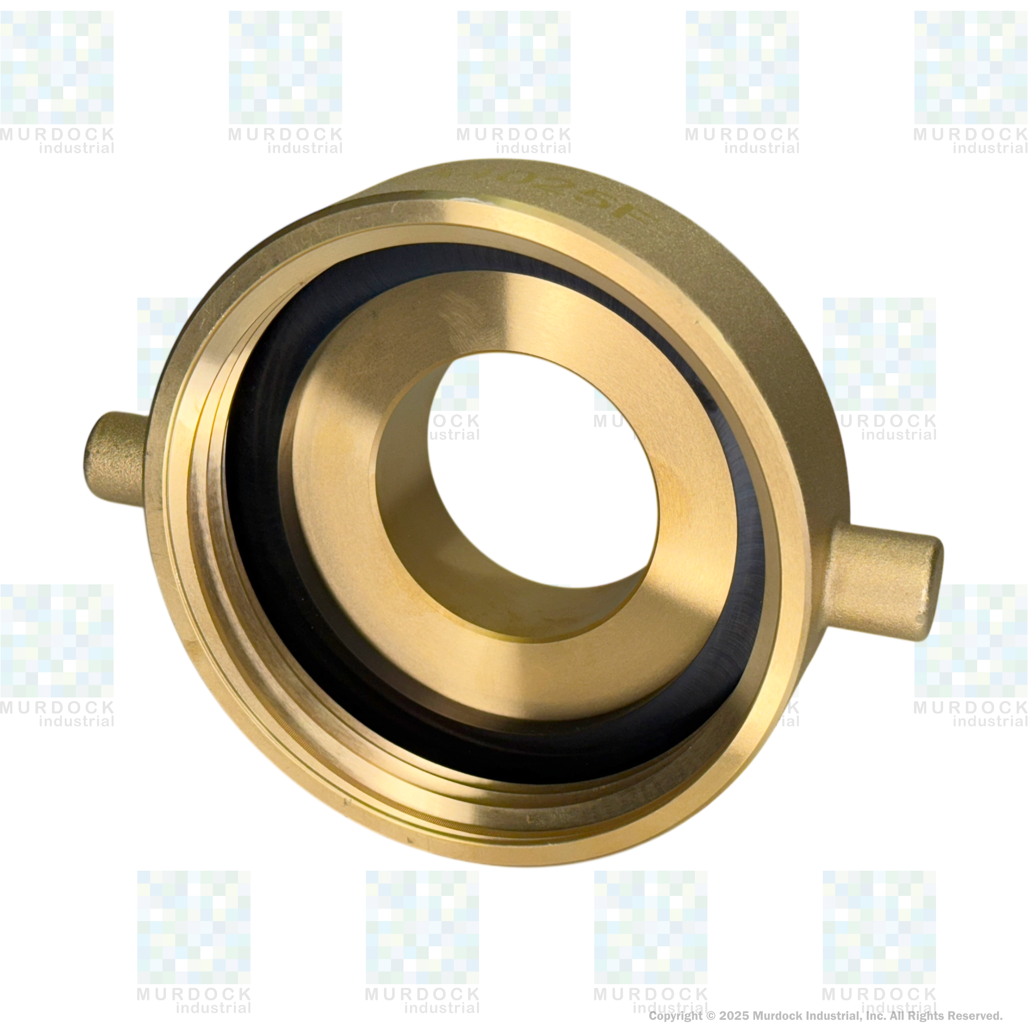 HA4025F Dixon Cast Brass Hydrant Adapter - Pin Lug - Increaser / Reducer - 4" Female NST(NH) x 2-1/2" Male NST(NH)