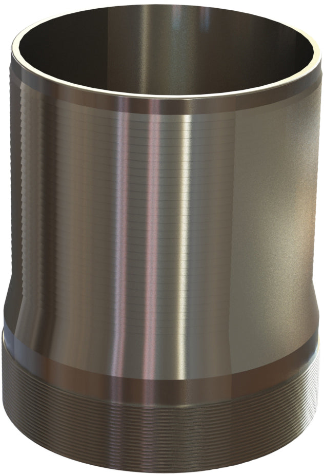 HAPS-40 by Campbell Fittings | Threaded Combination Nipple | 10" Male NPT Thread x 10" Hose Barb | Plated Steel