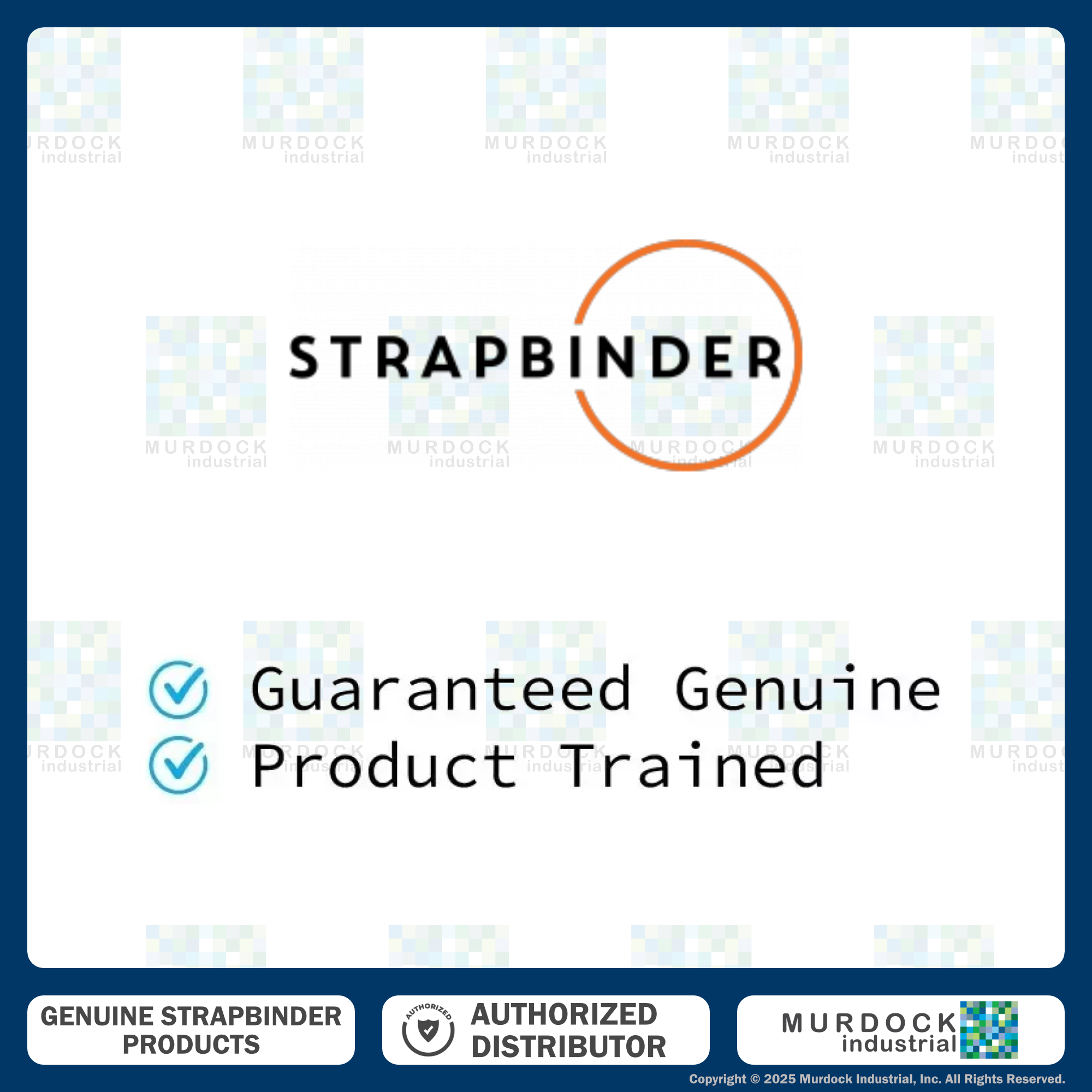 HBCP12 by Strapbinder | Center Punch Clamp | 3" ID | 5/8" Width | .027" Thickness | Galvanized Carbon Steel | Box of 50