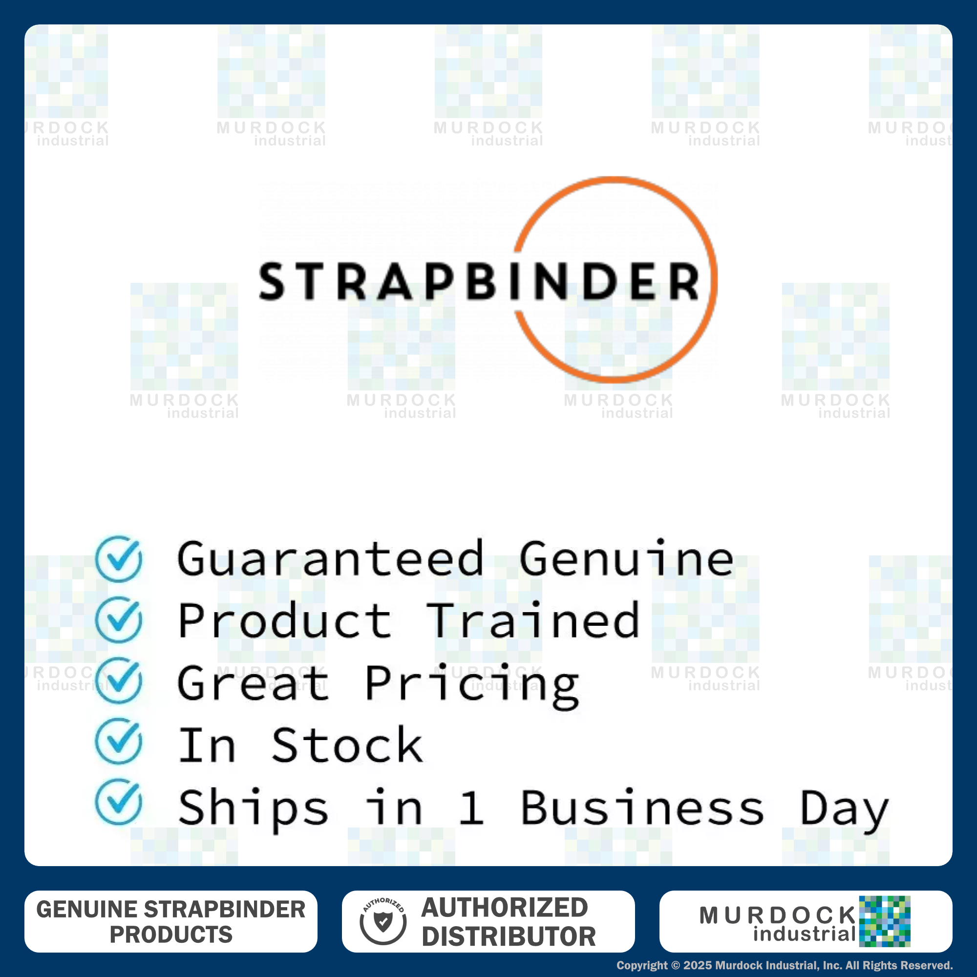 HBCP14 by Strapbinder | Center Punch Clamp | 3-1/2" ID | 5/8" Width | .027" Thickness | Galvanized Carbon Steel | Box of 50