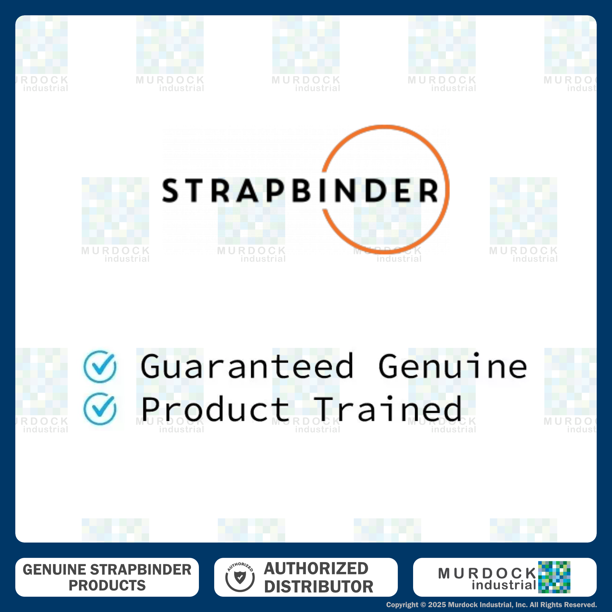 HBCP3 by Strapbinder | Center Punch Clamp | 13/16" ID | 3/8" Width | .027" Thickness | Galvanized Carbon Steel | Box of 100