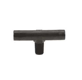 HBT150-100 by Banjo | Pipe Fitting | 1-1/2" Hose Barb x 1-1/2" Hose Barb x 1" Male NPT | Tee | 300 PSI | Polypropylene | Pack of 10