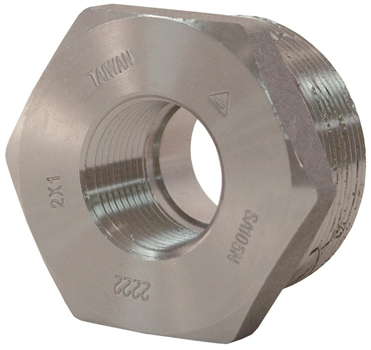HB1025FS by Dixon Valve | Reducer Hex Bushing | 1" Male NPT x 1/4" Female NPT | 3000# Forged Steel