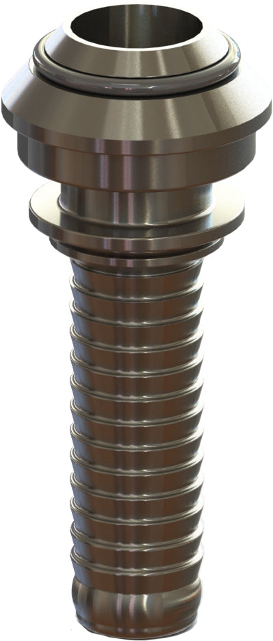 HJS-4 by Campbell Fittings | Hose Stem | 1" Viton Seal x 1" Hose Barb | Straight | Steel