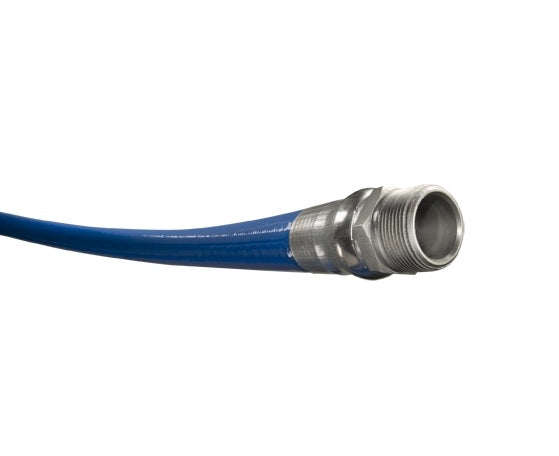 HPBU-MM16X700 Piranha® by Kuriyama | HPBU Series | Sewer Cleaning Hose Assembly | 3000 PSI | 1" ID | 1.48" OD | 1" Male NPTF x 1" Male NPTF | Blue | 700ft Length