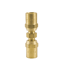 HS-D7 by ZSi-Foster | Reusable Hose Fitting | Hose Splicer | 3/8" ID x 5/8" OD | Brass