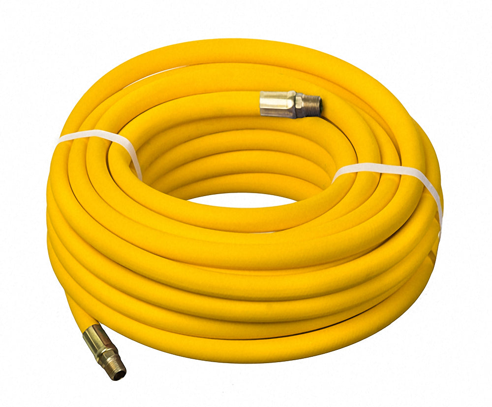 HS1131D-08X100 Kuri-Tec by Kuriyama | POLYAIR® | HS1131 Series | Multi-Purpose Air Hose Assembly | 1/2" ID | 1/2" x 1/2" Male NPT | Yellow | 100ft Length