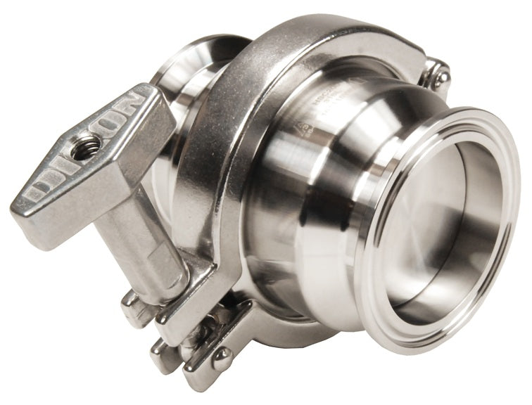 HSCV150 Dixon Valve HSC Spring Check Valve - 1-1/2" Clamp Connection - FKM Gasket - 316L Stainless Steel