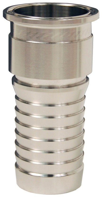 IXSE40 by Dixon Valve | Holedall® Internal Expansion (IX) Sanitary Hose Stem | Clamp End x 2-1/2" Hose ID | 304 Stainless Steel