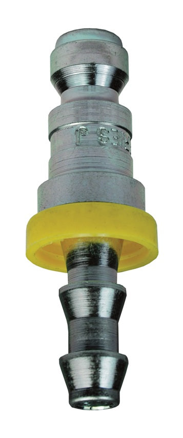 J3B3 by Dixon Valve | Pneumatic Quick Disconnect Coupling | J-Series | Push-Loc Hose Barb | 3/8" Hose ID x 3/8" Automotive Interchange | Plug | Steel